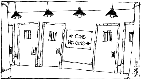 Editorial Cartoon by Signe Wilkinson, Philadelphia Daily News on The Political Process