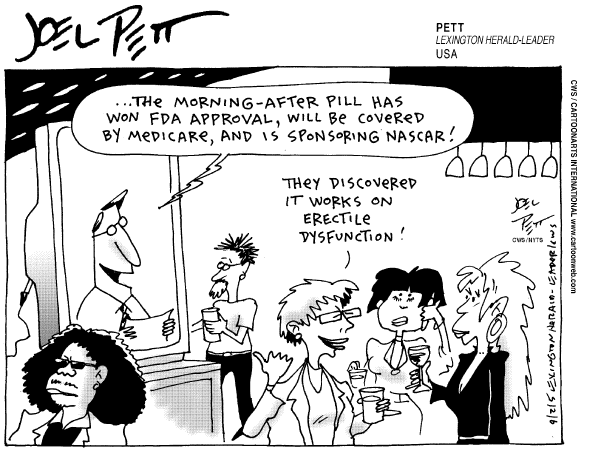 Political cartoon on Gas In Other News by Joel Pett, Lexington Observer