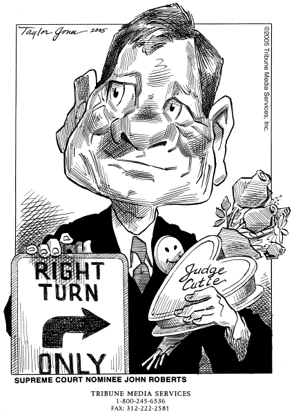 Political cartoon on Supreme Court Changing by Taylor Jones, Tribune Media Services