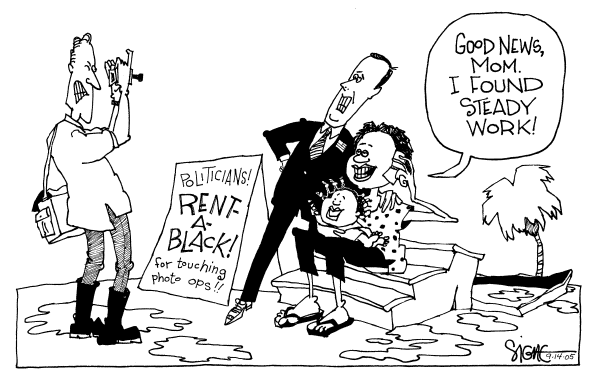 Political cartoon on GOP Heads Recovery by Signe Wilkinson, Philadelphia Daily News
