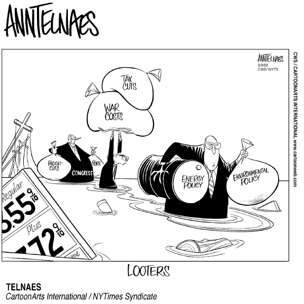 Political cartoon on GOP Heads Recovery by Ann Telnaes, Tribune Media Services