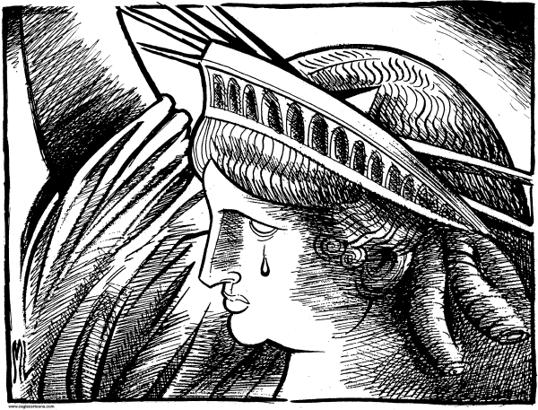 Political cartoon