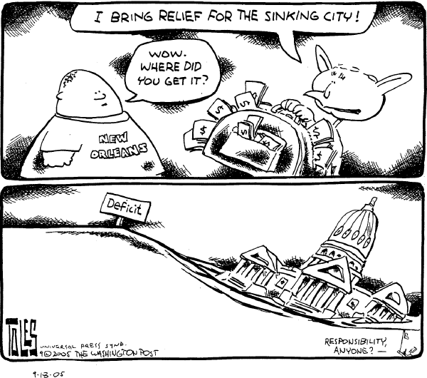 Political cartoon on Top 5 Cartoons of the Week by Tom Toles, Washington Post