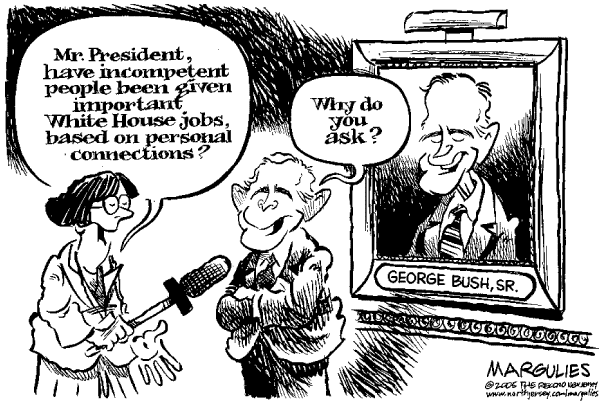 Political cartoon on Michael Brown Testifies by Jimmy Margulies, The Record, New Jersey