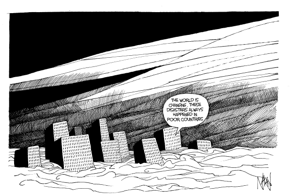 Political cartoon on Hurricane Rita Slams Coast by Cagle's Best of Latin America