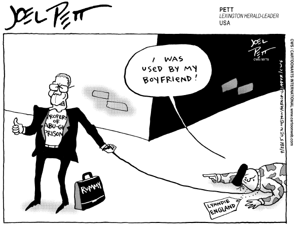 Political cartoon on In Other News by Joel Pett, Lexington Observer