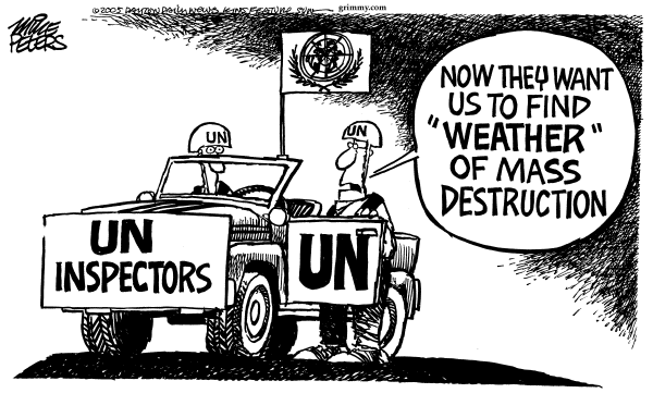 Political cartoon on In Other News by Mike Peters, Dayton Daily News