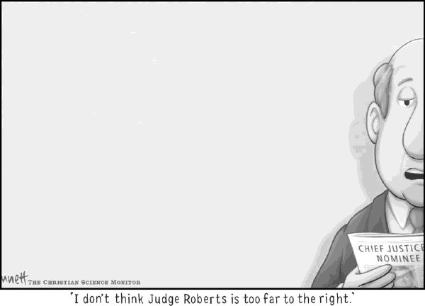 Political cartoon on In Other News by Clay Bennett, Christian Science Monitor