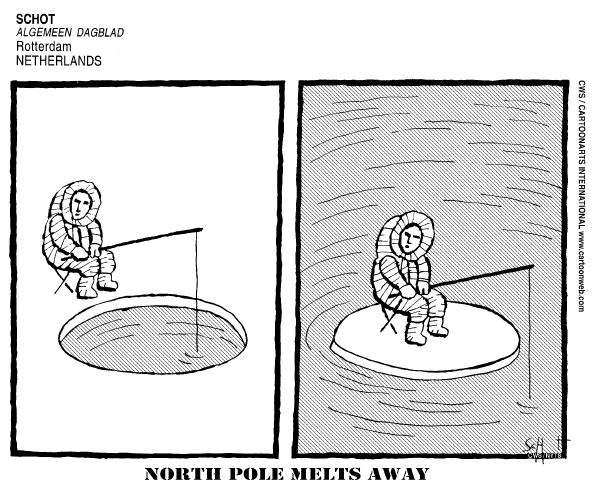 Political cartoon on In Other News by Schot 