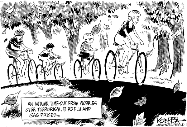 Political cartoon on In Other News by Jeff Koterba, Omaha World-Herald