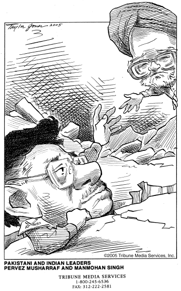 Political cartoon on Natural Disasters Continue by Taylor Jones, Tribune Media Services