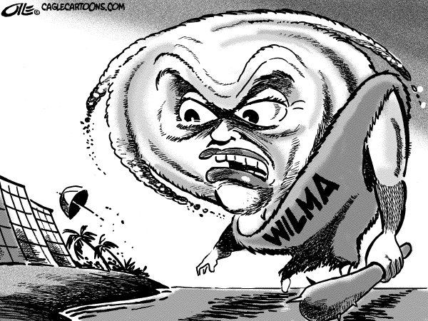 Political cartoon on Natural Disasters Continue by Oie, Cagle Cartoons