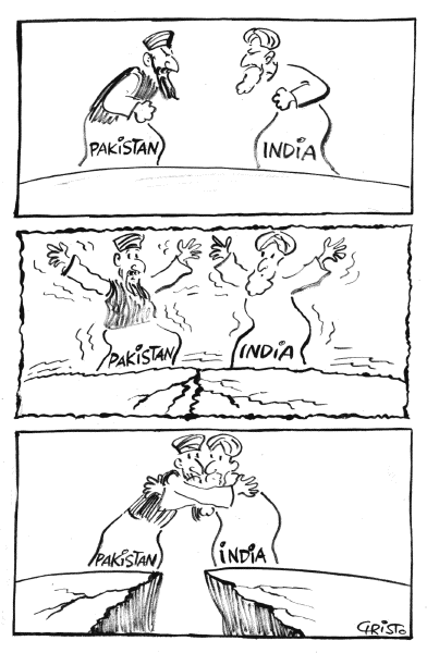 Political cartoon on Natural Disasters Continue by cristo 
