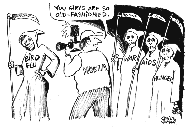 Political cartoon on Natural Disasters Continue by cristo 