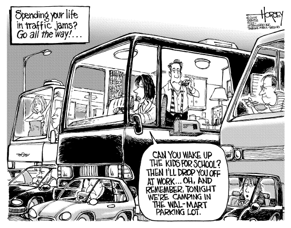 Political cartoon on In Other News by David Horsey, Seattle Post-Intelligencer