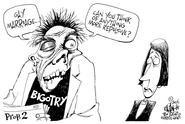 Political cartoon on In Other News by John Branch, San Antonio Express-News