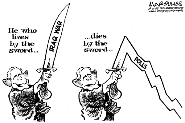 Political cartoon on President Seeks to Restore Confidence by Jimmy Margulies, The Record, New Jersey