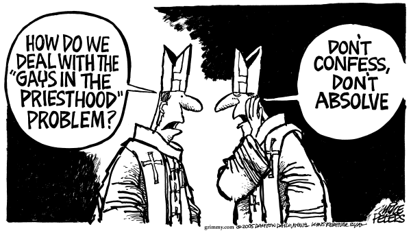 Political cartoon on In Other News by Mike Peters, Dayton Daily News
