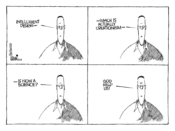 Political cartoon on In Other News by Don Wright, Palm Beach Post