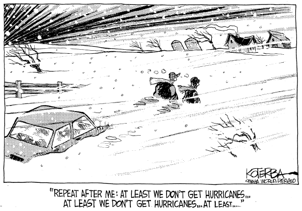 Political cartoon on In Other News by Jeff Koterba, Omaha World-Herald