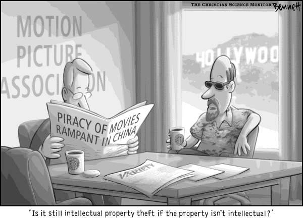 Political cartoon on In Other News by Clay Bennett, Christian Science Monitor
