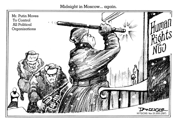 Political cartoon on In Other News by Jeff Danziger, Cartoonists & Writers Syndicate