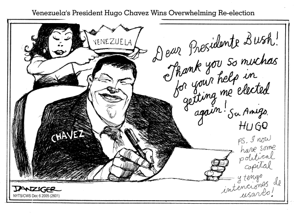 Political cartoon on Bush's Poll Numbers Remain Steady by Jeff Danziger, Cartoonists & Writers Syndicate