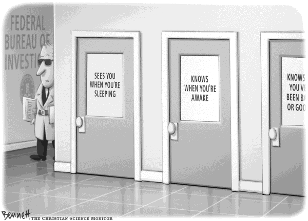 Political cartoon on The Nation Prepares for Holidays by Clay Bennett, Christian Science Monitor
