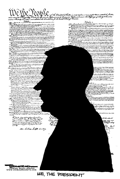 Political cartoon
