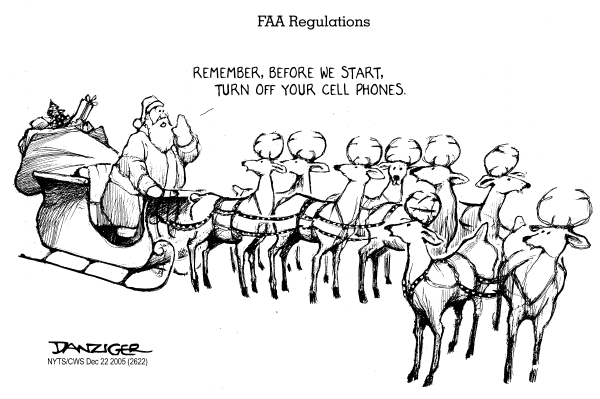 Political cartoon on Season's Greetings by Jeff Danziger, Cartoonists & Writers Syndicate