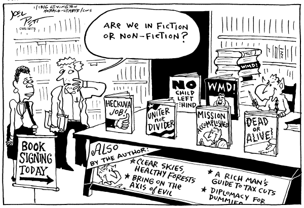 Political cartoon on 2008 Presidential Race Heats Up by Joel Pett, Lexington Observer