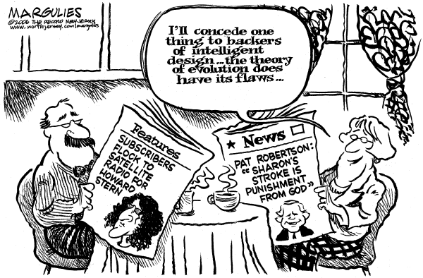 Political cartoon on In Other News by Jimmy Margulies, The Record, New Jersey