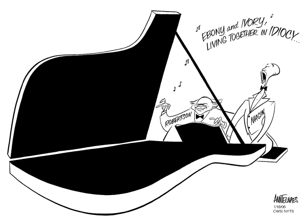 Political cartoon on In Other News by Ann Telnaes, Tribune Media Services