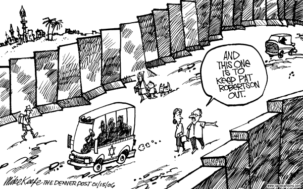 Political cartoon on In Other News by Mike Keefe, Denver Post