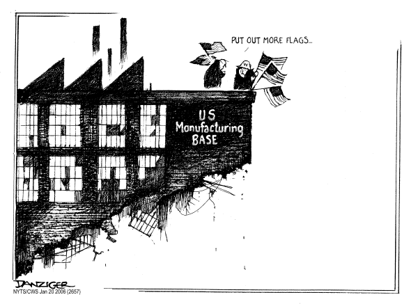 Political cartoon on Ford Goes for Broke by Jeff Danziger, Cartoonists & Writers Syndicate
