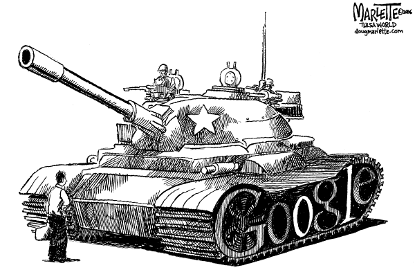 Political cartoon on Internet Use Grows in China by Doug Marlette, Tallahasee Democrat