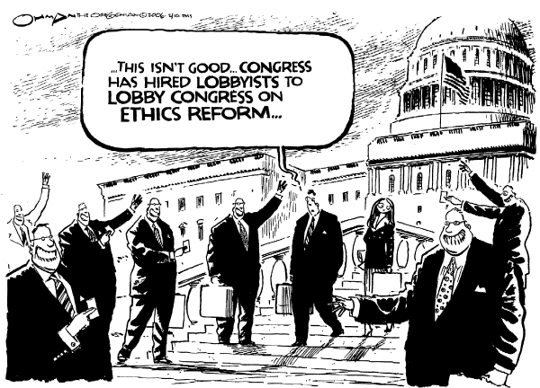 Political cartoon on GOP Refuses to Go on the Defensive by Jack Ohman, The Oregonian