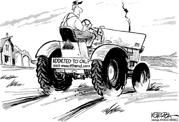 Political cartoon on In Other News by Jeff Koterba, Omaha World-Herald