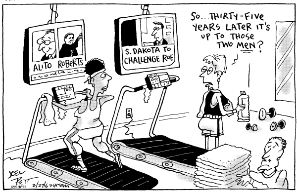 Political cartoon on Christian Right Hopeful of Victories by Joel Pett, Lexington Observer