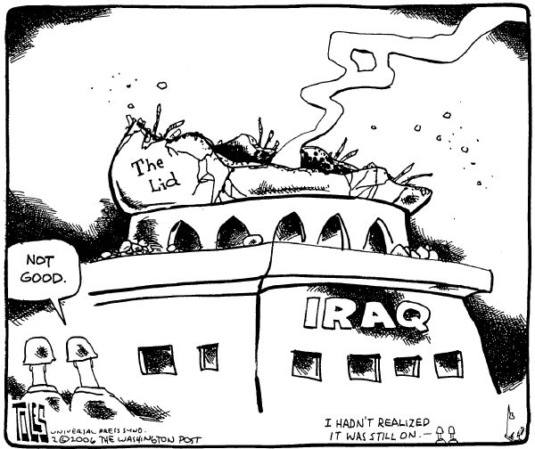 Political cartoon