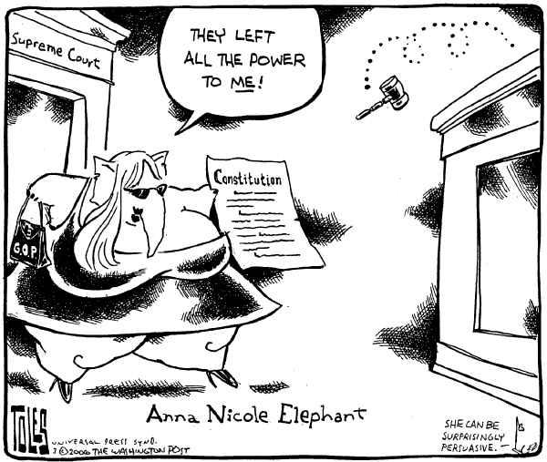 Political cartoon on In Other News by Tom Toles, Washington Post