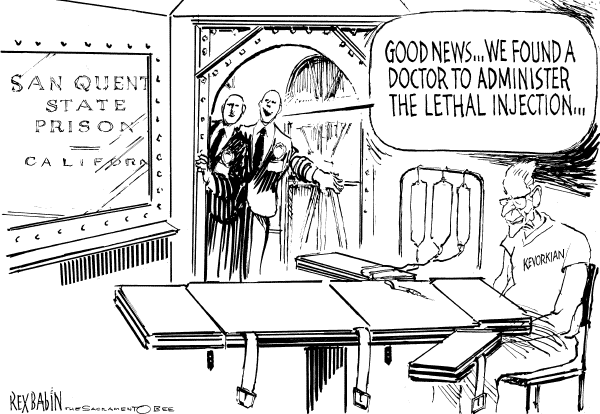 Political cartoon on In Other News by Rex Babin, Sacramento Bee