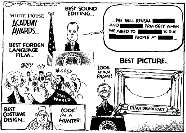 Political cartoon on In Other News by Jack Ohman, The Oregonian