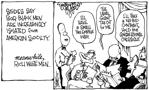 Editorial Cartoon by Signe Wilkinson, Philadelphia Daily News on In Other News