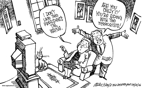 Editorial Cartoon by Mike Keefe, Denver Post on In Other News