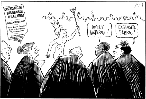 Editorial Cartoon by Tony Auth, Philadelphia Inquirer on War at Home Intensifies