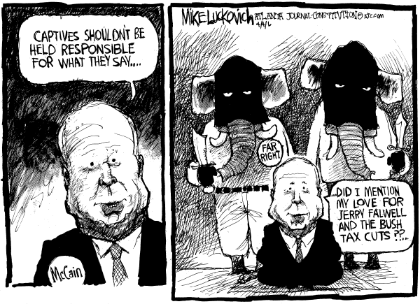 Editorial Cartoon by Mike Luckovich, Atlanta Journal-Constitution on In Other News
