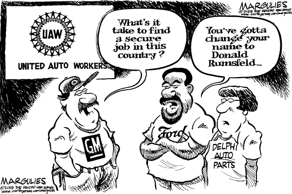 Editorial Cartoon by Jimmy Margulies, The Record, New Jersey on US Economy a Mixed Bag