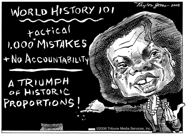 Editorial Cartoon by Taylor Jones, Tribune Media Services on White House Looks Beyond Iraq
