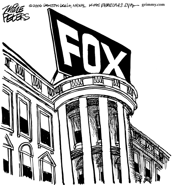 Editorial Cartoon by Mike Peters, Dayton Daily News on President Pitches His Plans